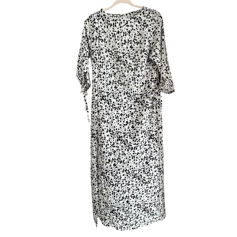 Leopard Print Maxi Dress Women's Midi Party Career‎ Designed by Me, Handmade